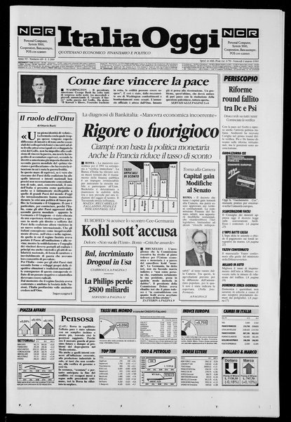 Italia oggi : quotidiano di economia finanza e politica